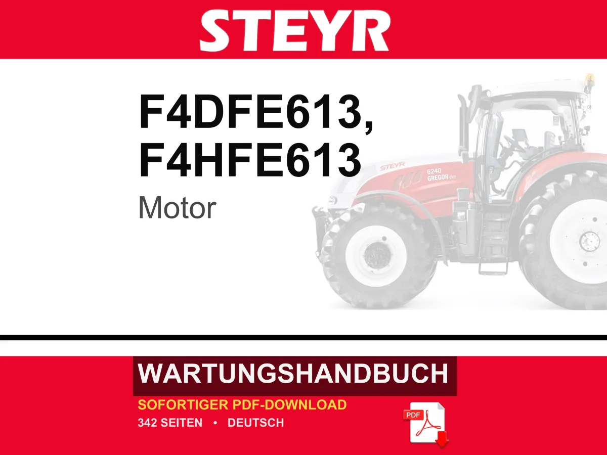 Steyr F4DFE613, F4HFE613 Wartungshandbuch Reparatur Werkstatthandbuch | PDF-Download cover