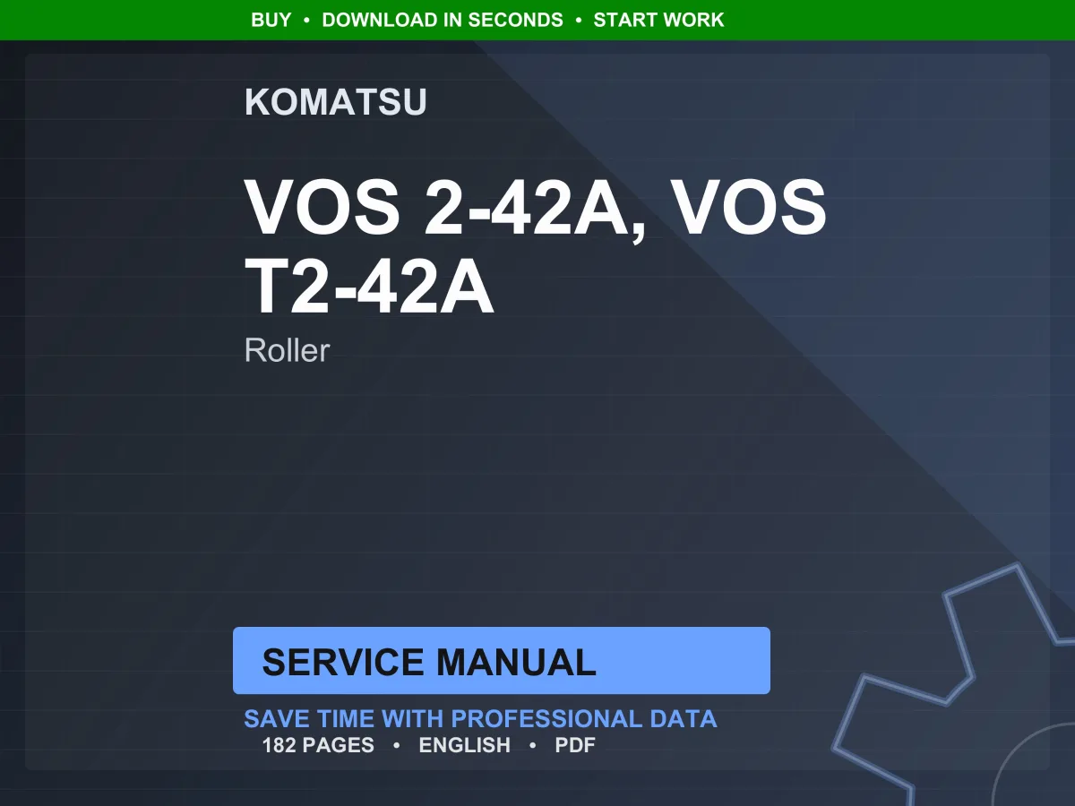 Dresser VOS 2-42A VOS T2-42A Articulation Spindle And Yoke Assembly Roller Service Manual Repair Workshop PDF Download