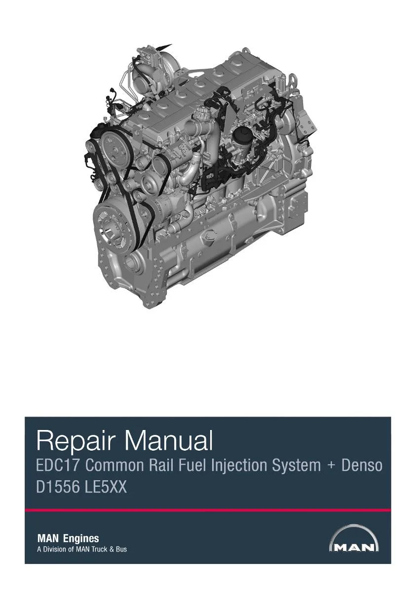 MAN Engine D1556 LE5XX Workshop Manual | pdf | Instant Download