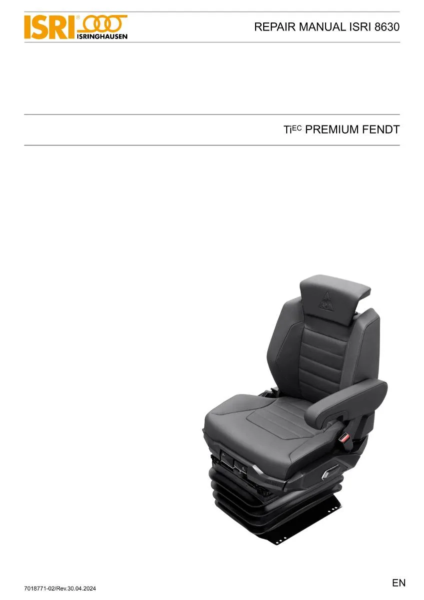 ISRINGHAUSEN Seat Ti EC Premium Workshop Manual | pdf | Instant Download