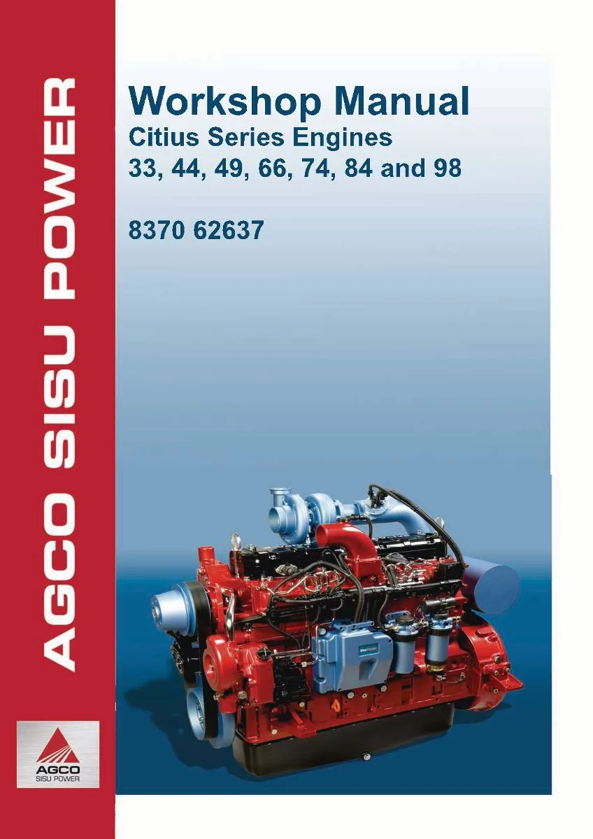 Agco SISU Engine Citius Series Workshop Manual | pdf | Instant Download