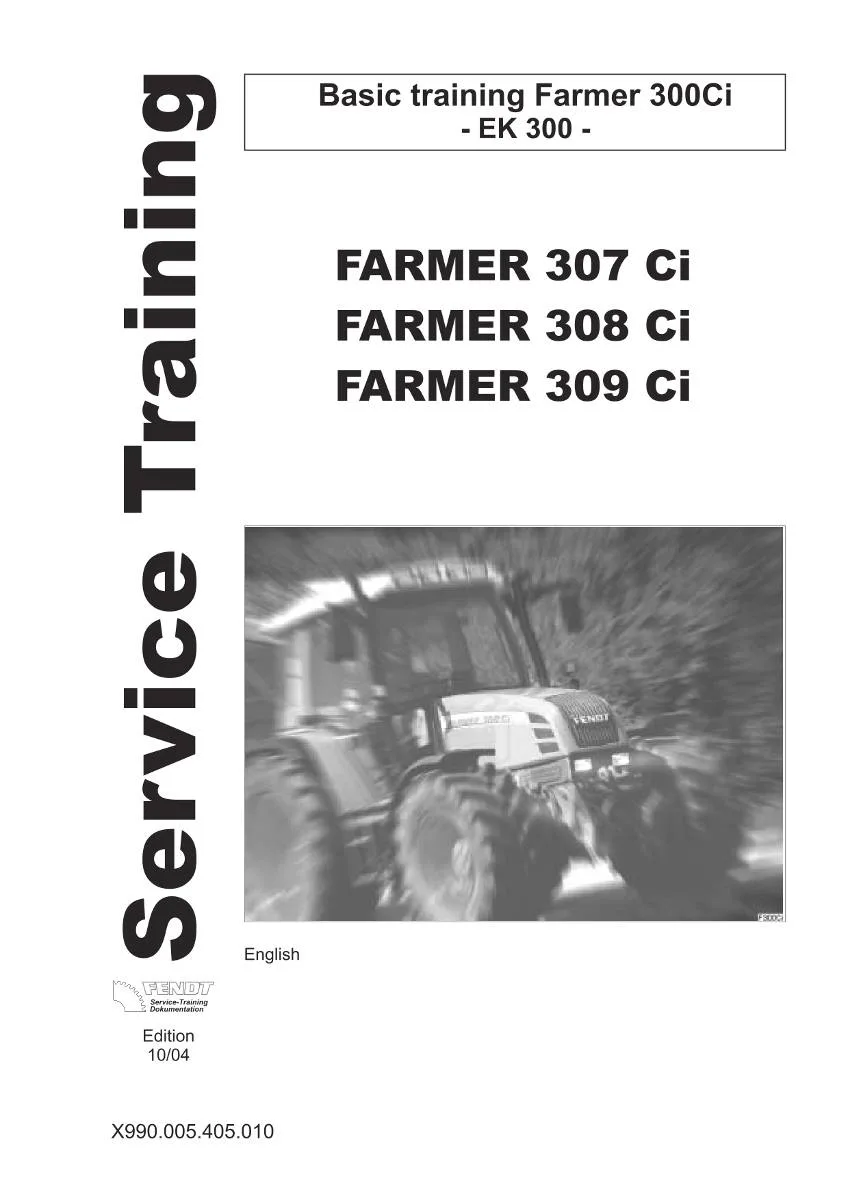 Fendt Tractor Farmer 300 Ci Basic training | pdf | Instant Download