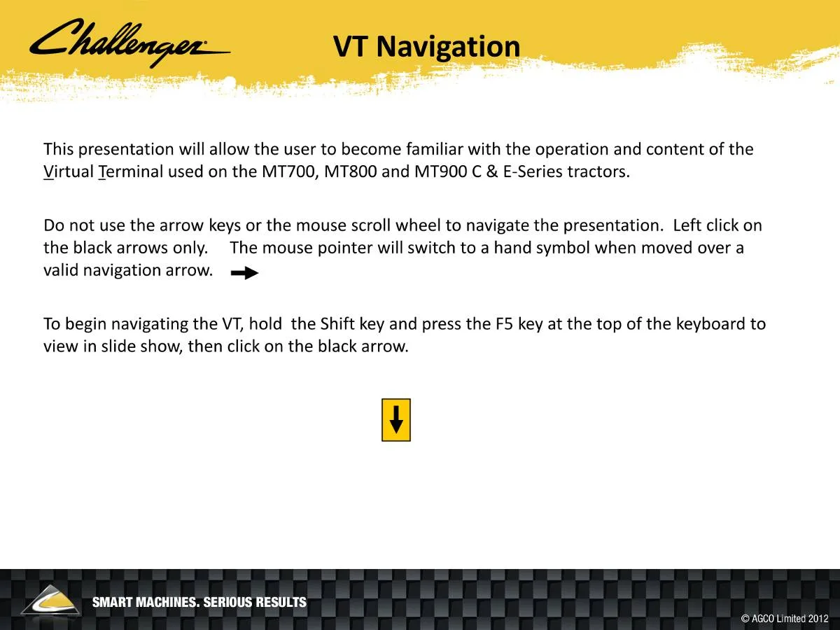 Challenger Tractor VT TERMINAL Service training | pdf | Instant Download