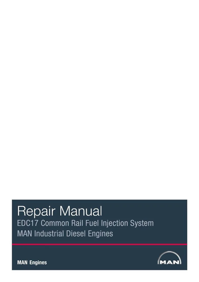 MAN Common Rail System EDC17 Workshop Manual | pdf | Instant Download