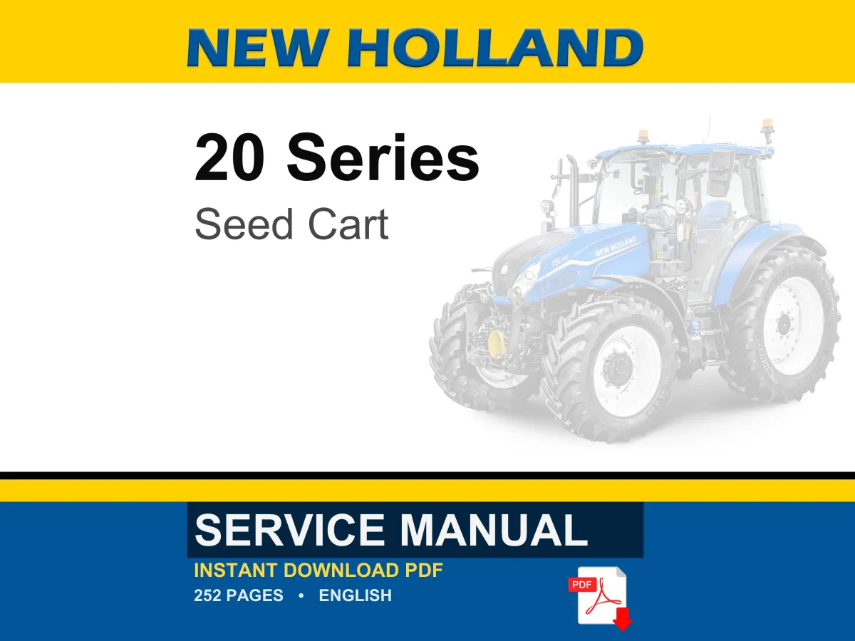 Flexi-Coil 20 Series Seed Cart Equipment Service Repair Workshop Manual | Instant PDF Download cover