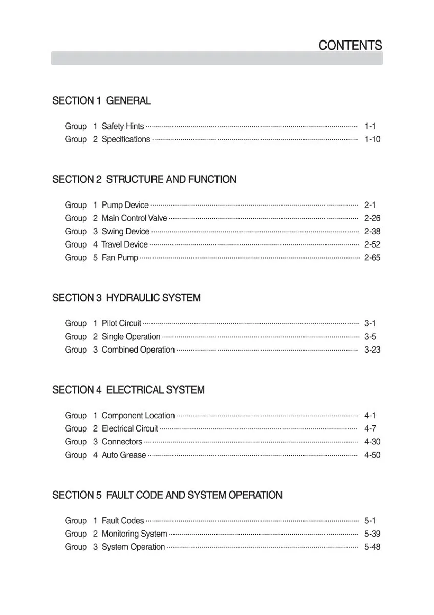 HYUNDAI HX360L Crawler Excavator Service Manual | PDF | Instant Download