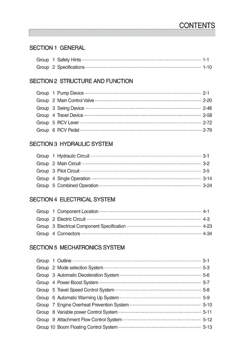 HYUNDAI HX430 L Crawler Excavator Service Manual | PDF | Instant Download