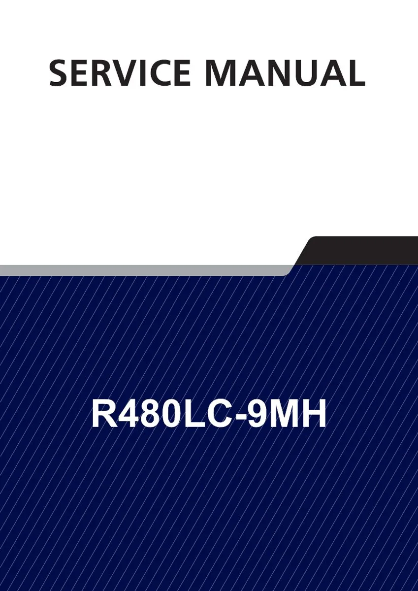 HYUNDAI R480LC-9MH Crawler Excavator Service Manual | PDF | Instant Download