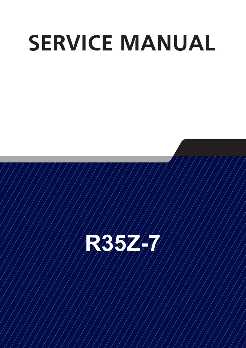 HYUNDAI R35Z-7 Crawler Excavator Service Manual | PDF | Instant Download