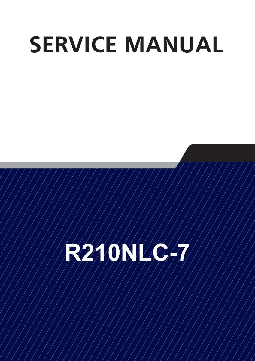 HYUNDAI R210NLC-7 Crawler Excavator Service Manual | PDF | Instant Download