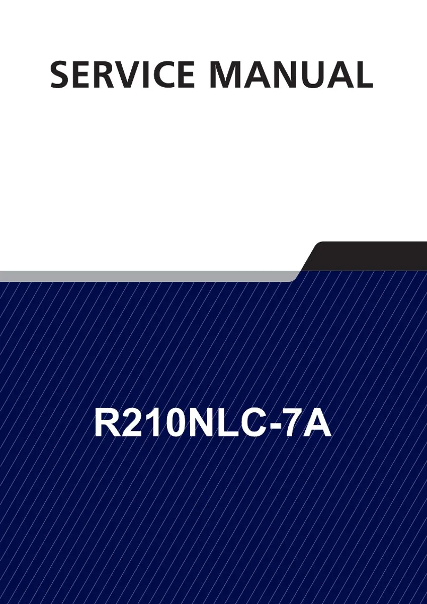 HYUNDAI R210NLC-7A Crawler Excavator Service Manual | PDF | Instant Download
