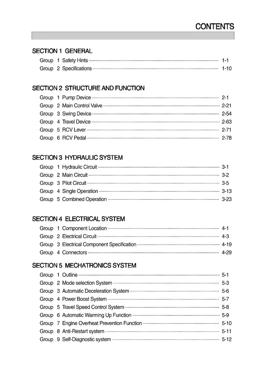 HYUNDAI R220LC-7 Crawler Excavator Service Manual | PDF | Instant Download cover