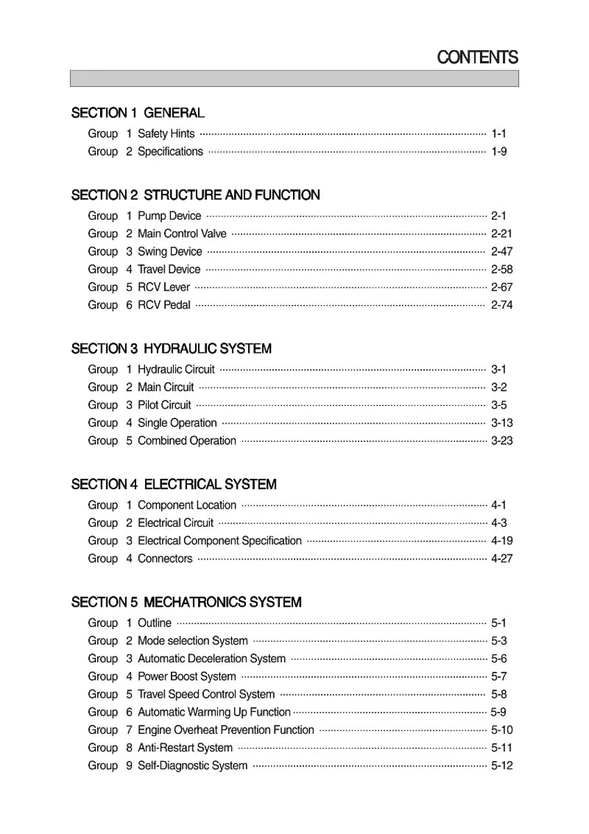 HYUNDAI R340LC-7 Crawler Excavator Service Manual | PDF | Instant Download cover