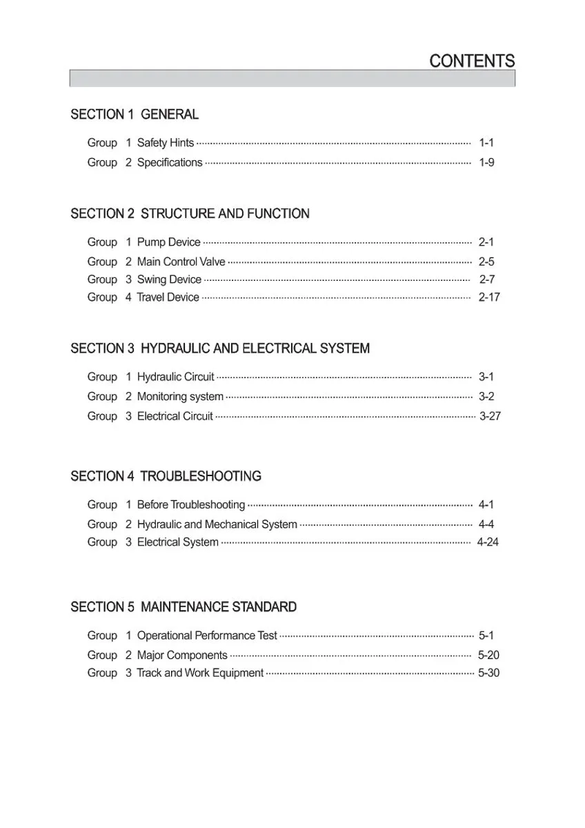 HYUNDAI HX75S Crawler Excavator Service Manual | PDF | Instant Download cover