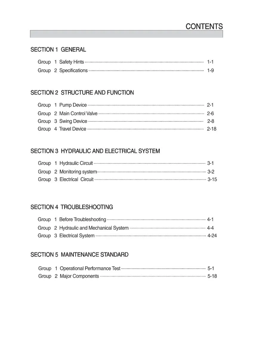 HYUNDAI HX80G Crawler Excavator Service Manual | PDF | Instant Download cover