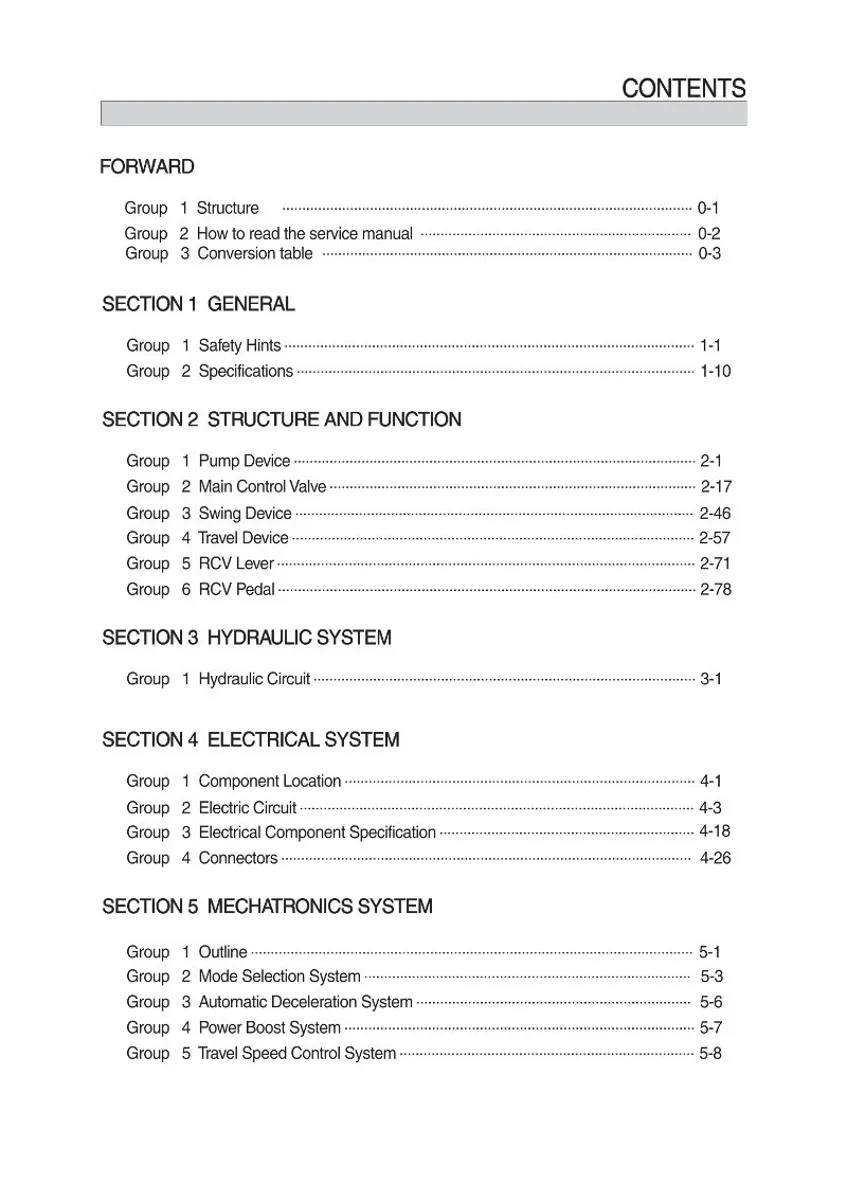 HYUNDAI R505LVS Crawler Excavator Service Manual | PDF | Instant Download cover