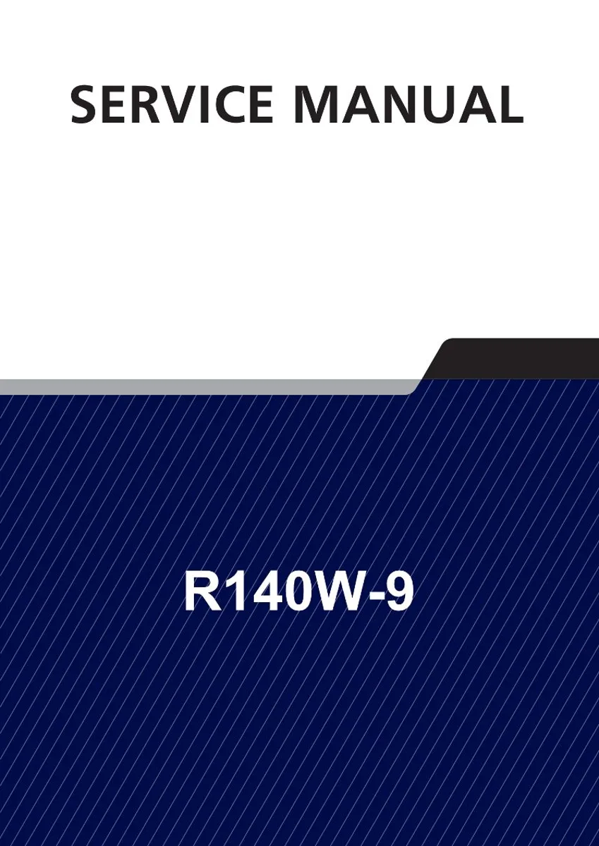 HYUNDAI R140W-9 Wheel Excavator Service Manual | PDF | Instant Download
