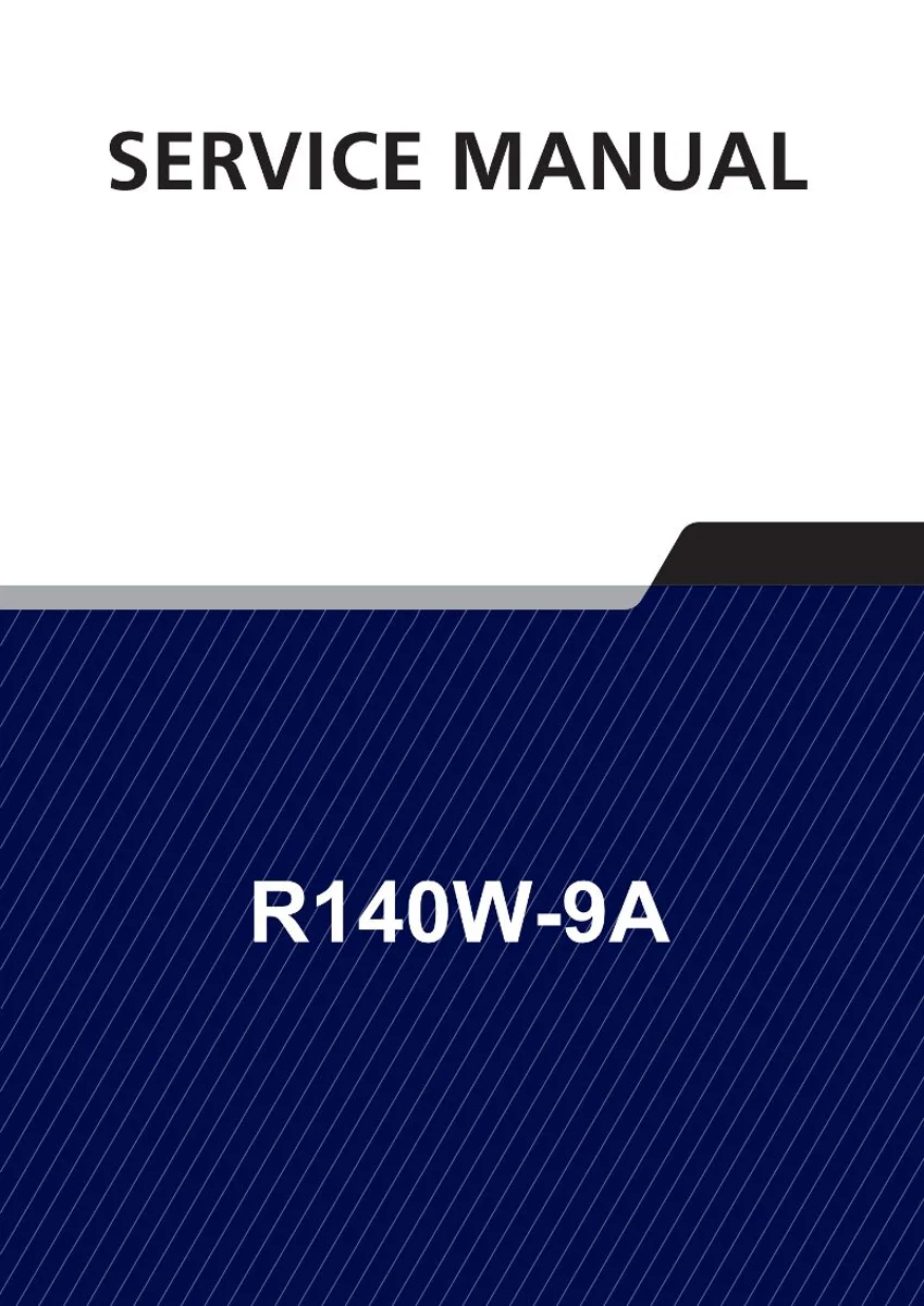 HYUNDAI R140W-9A Wheel Excavator Service Manual | PDF | Instant Download
