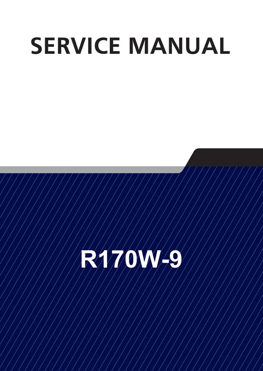 HYUNDAI R170W-9 Wheel Excavator Service Manual | PDF | Instant Download