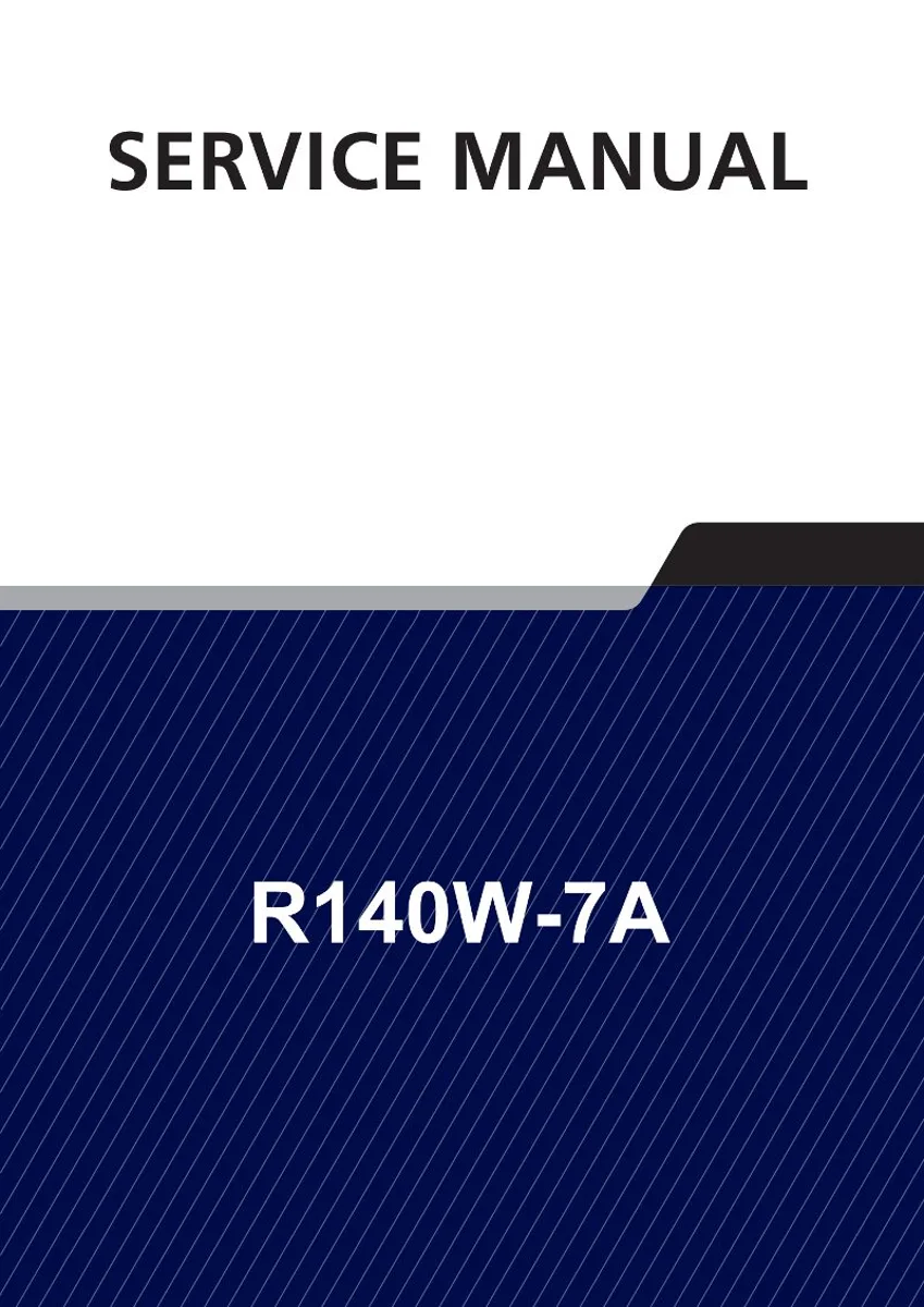 HYUNDAI R140W-7A Wheel Excavator Service Manual | PDF | Instant Download