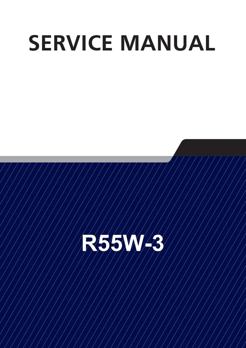 HYUNDAI R55W-3 Wheel Excavator Service Manual | PDF | Instant Download