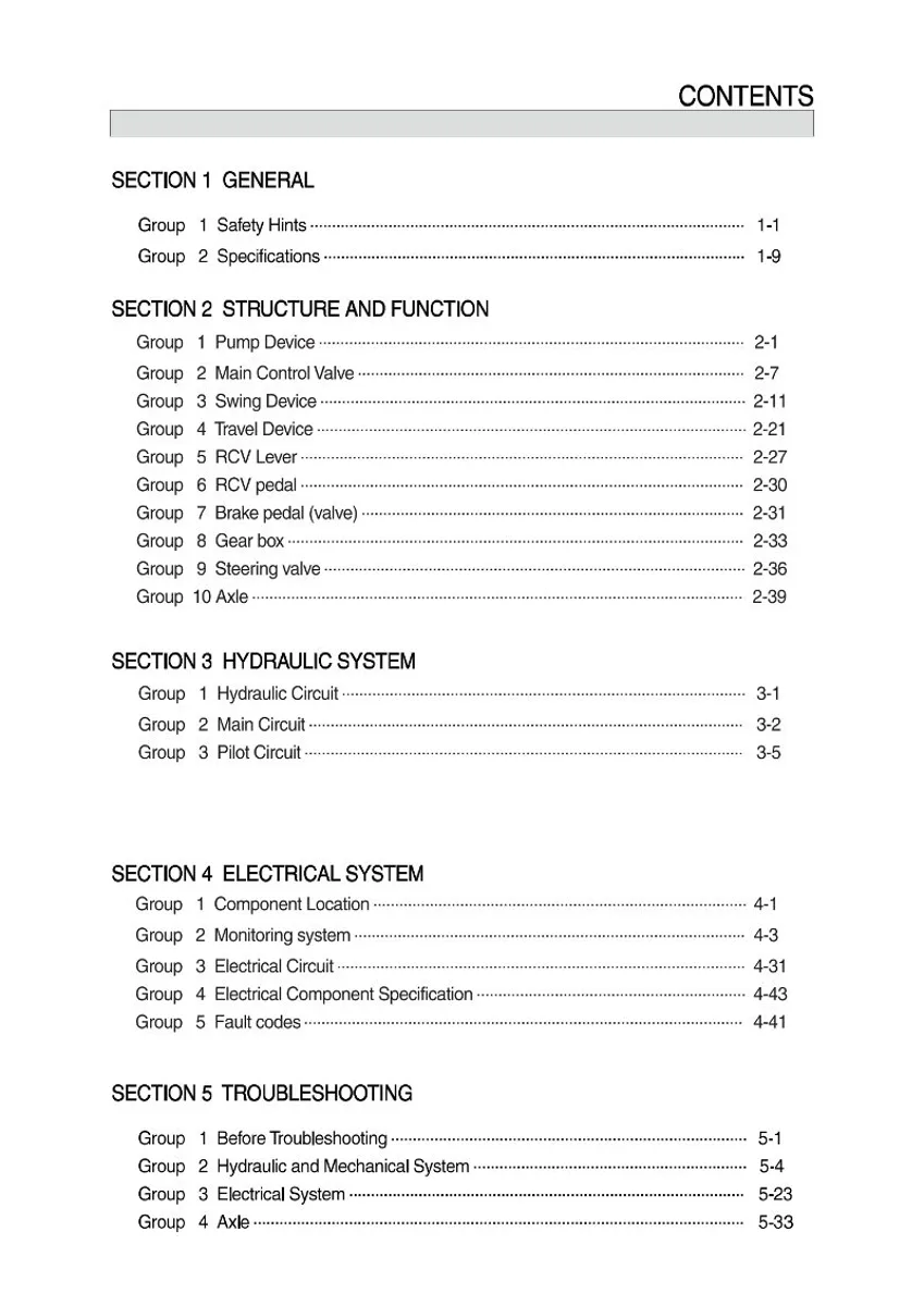 HYUNDAI R60WVS PRO Wheel Excavator Service Manual | PDF | Instant Download