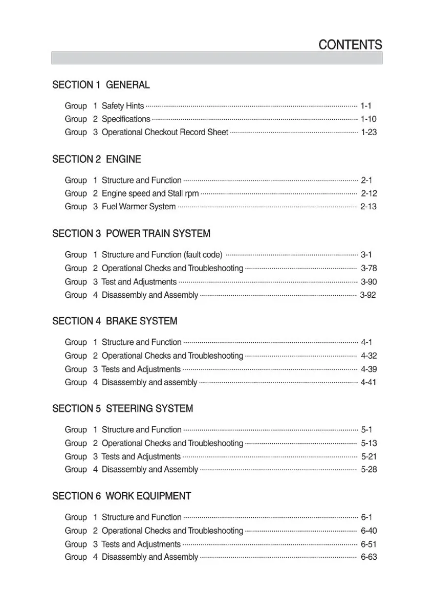 HYUNDAI HL955/HL955TM Wheel Loader Service Manual | PDF | Instant Download