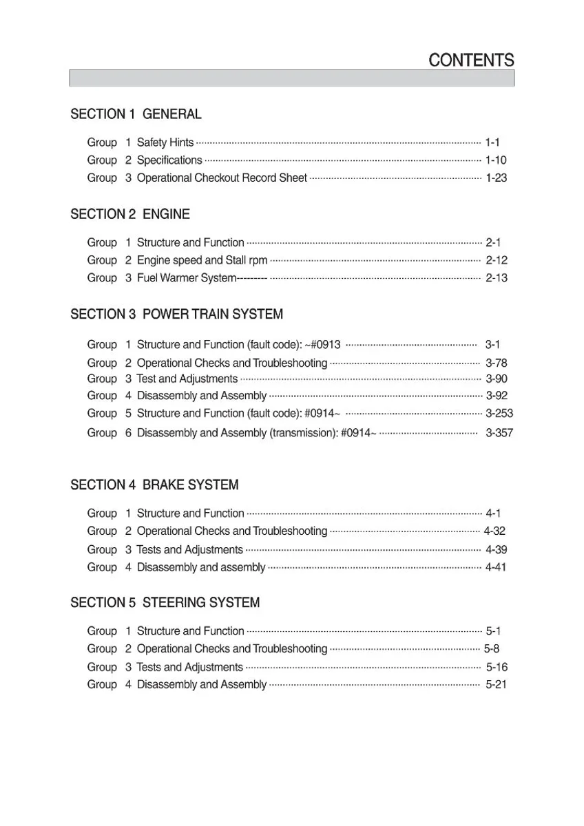 HYUNDAI HL960A/HL960A HD Wheel Loader Service Manual | PDF | Instant Download