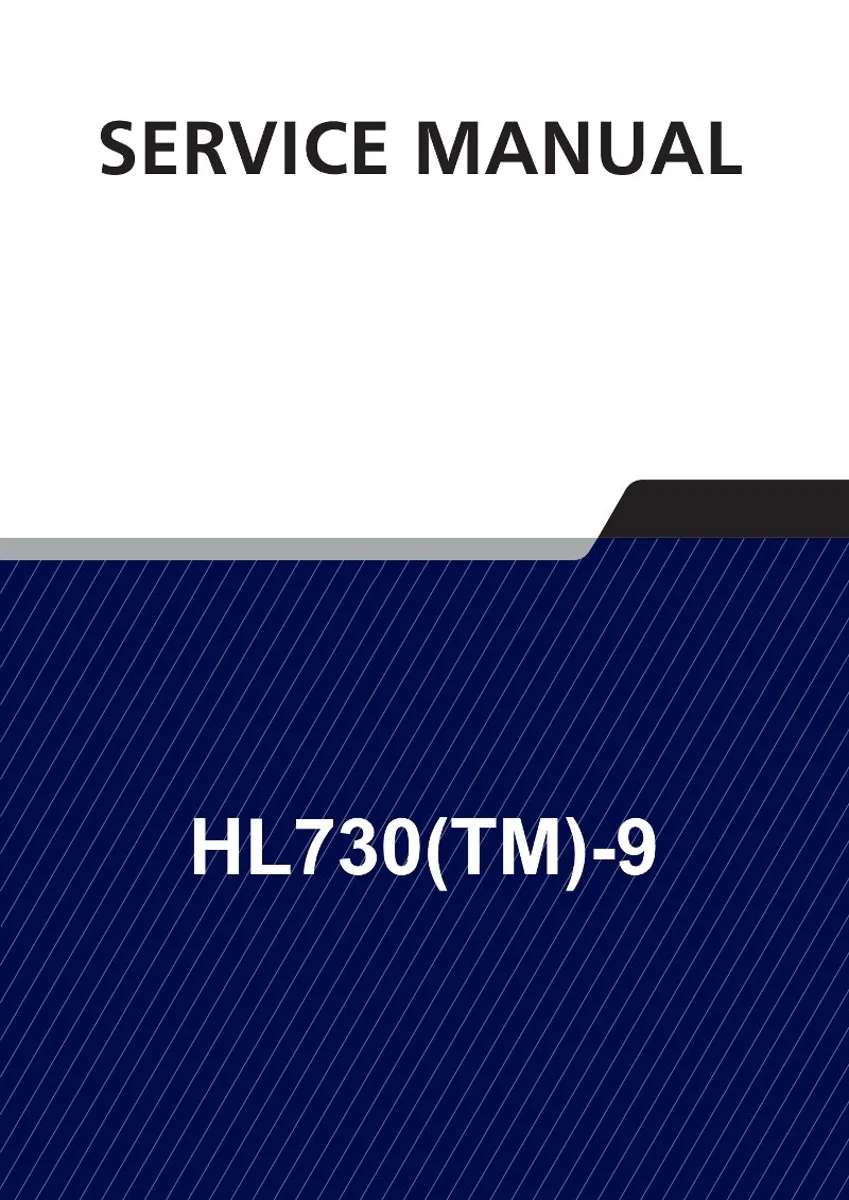 HYUNDAI HL730(TM)-9 Wheel Loader Service Manual | PDF | Instant Download cover