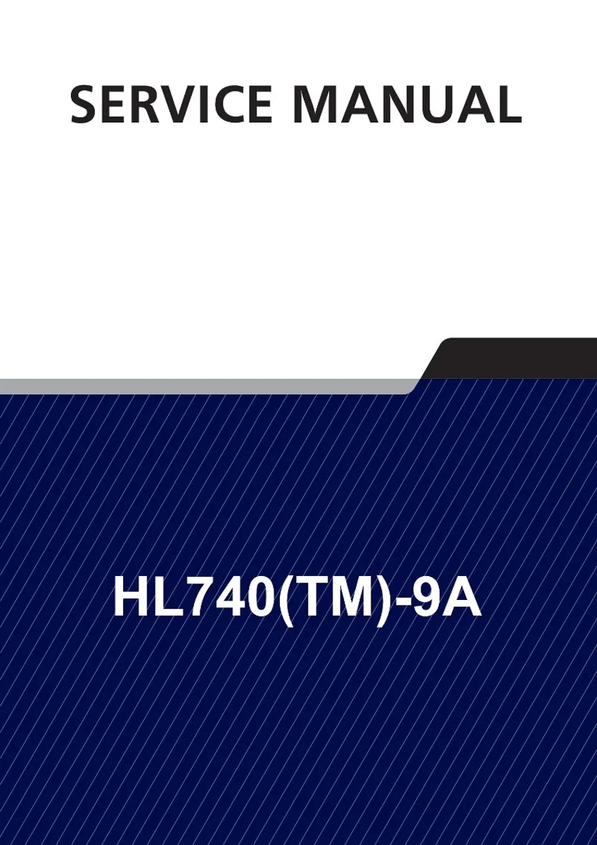 HYUNDAI HL740(TM)-9A Wheel Loader Service Manual | PDF | Instant Download cover