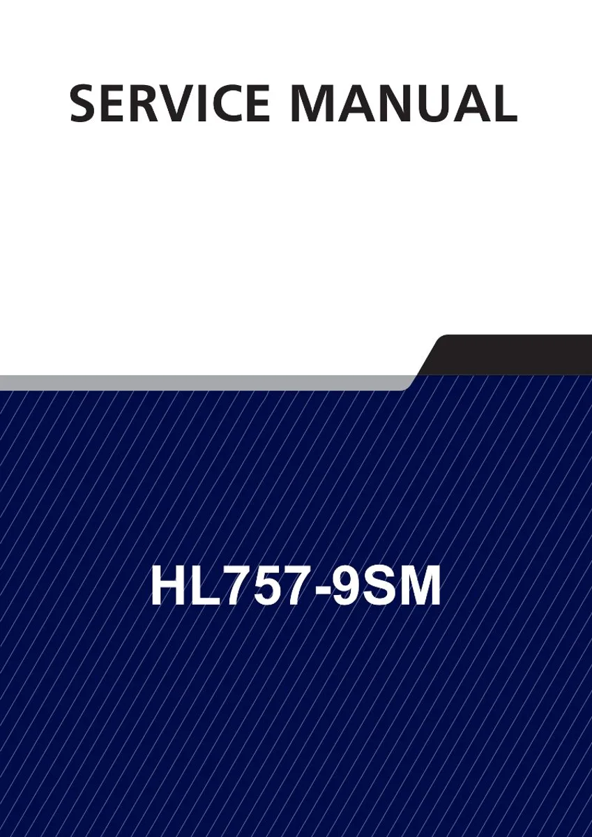 HYUNDAI HL757-9SM Wheel Loader Service Manual | PDF | Instant Download cover
