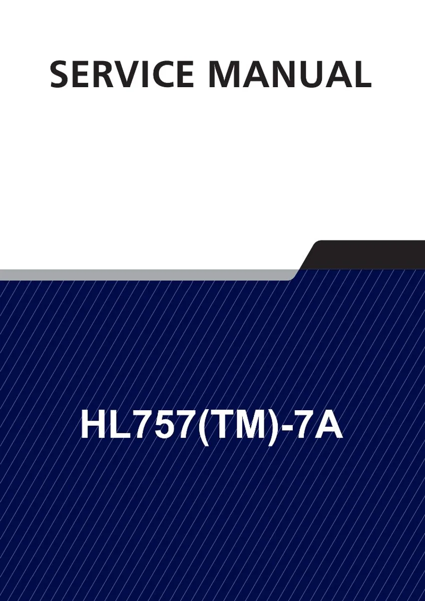 HYUNDAI HL757(TM)-7A Wheel Loader Service Manual | PDF | Instant Download cover