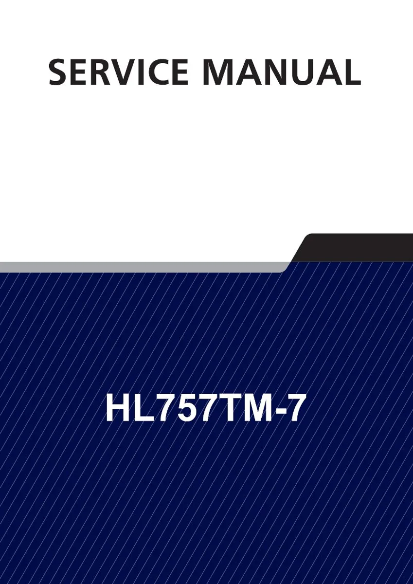 HYUNDAI HL757TM-7 Wheel Loader Service Manual | PDF | Instant Download cover