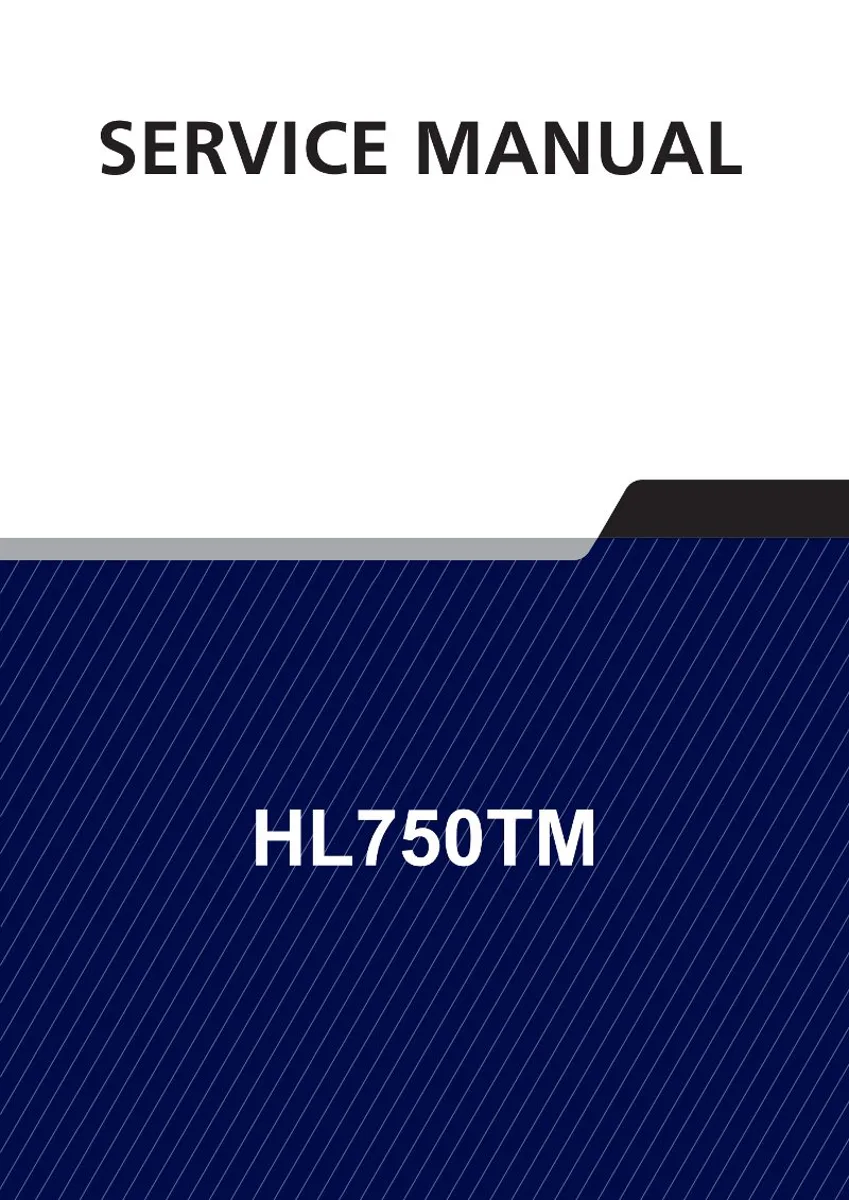 HYUNDAI HL750TM Wheel Loader Service Manual | PDF | Instant Download cover