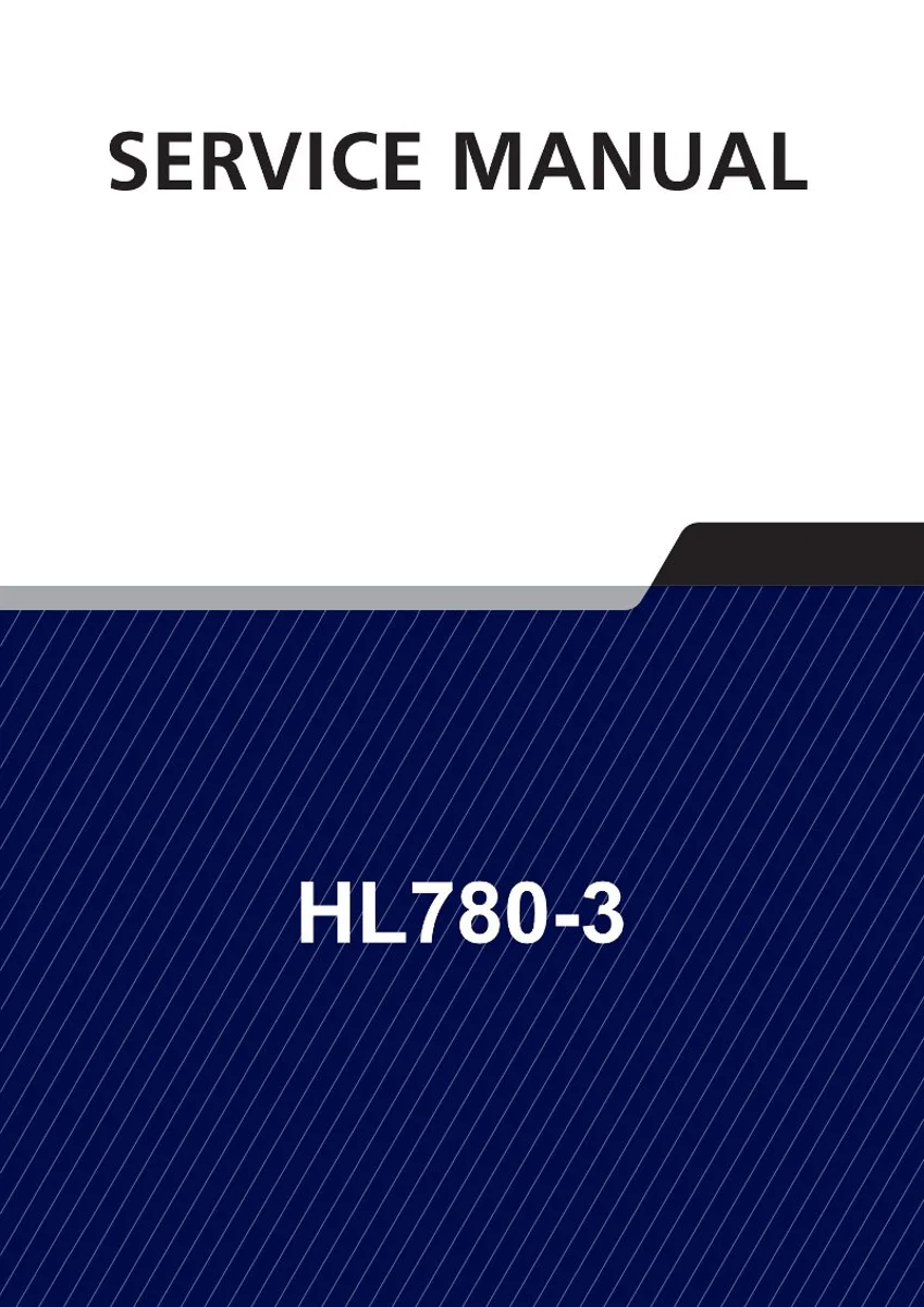 HYUNDAI HL780-3 Wheel Loader Service Manual | PDF | Instant Download cover
