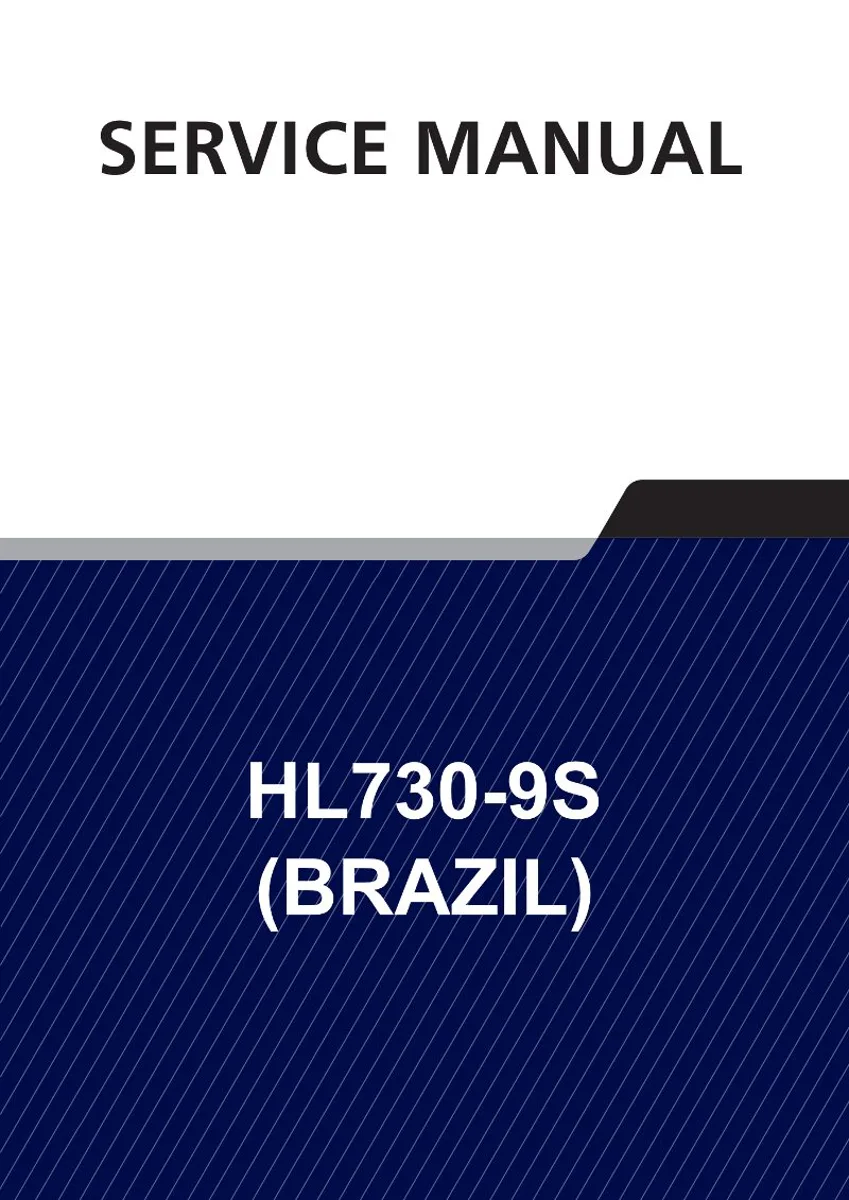 HYUNDAI HL730-9S (Brazil) Wheel Loader Service Manual | PDF | Instant Download cover