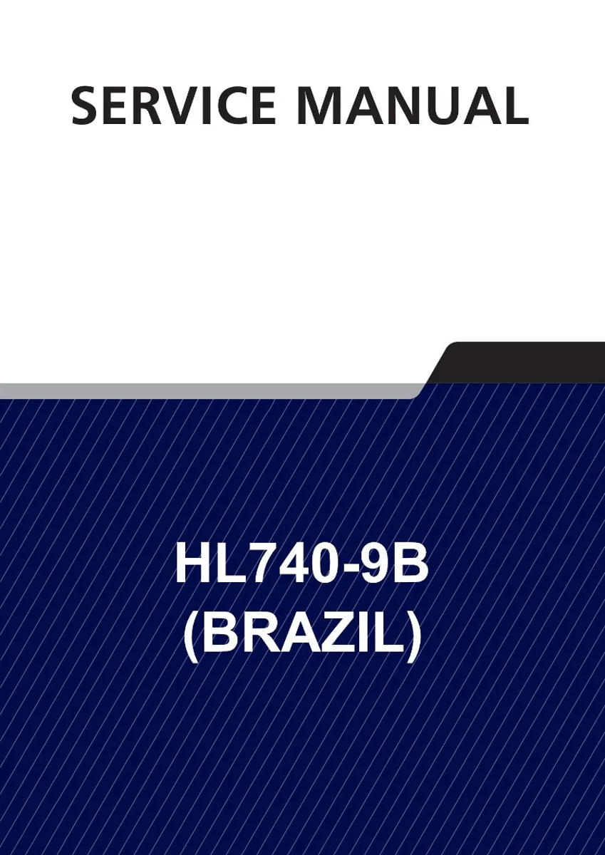 HYUNDAI HL740-9B (Brazil) Wheel Loader Service Manual | PDF | Instant Download cover