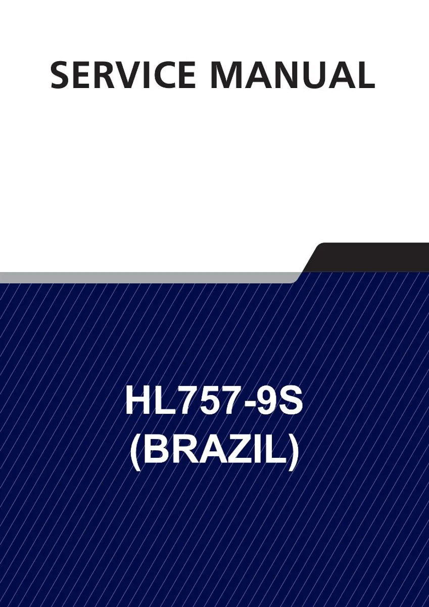 HYUNDAI HL757-9S (Brazil) Wheel Loader Service Manual | PDF | Instant Download cover