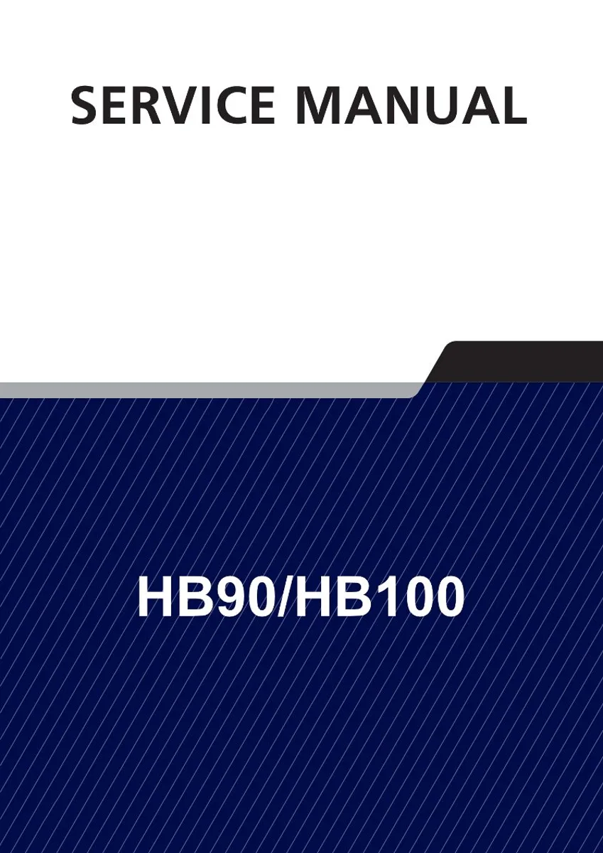 HYUNDAI HB90/HB100 Backhoe Loader Service Manual | PDF | Instant Download