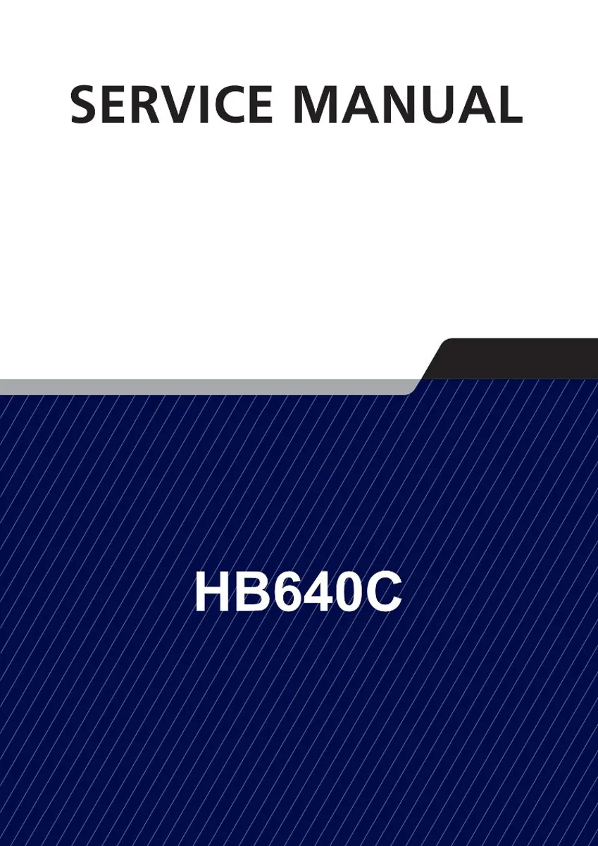HYUNDAI HB640C Backhoe Loader Service Manual | PDF | Instant Download