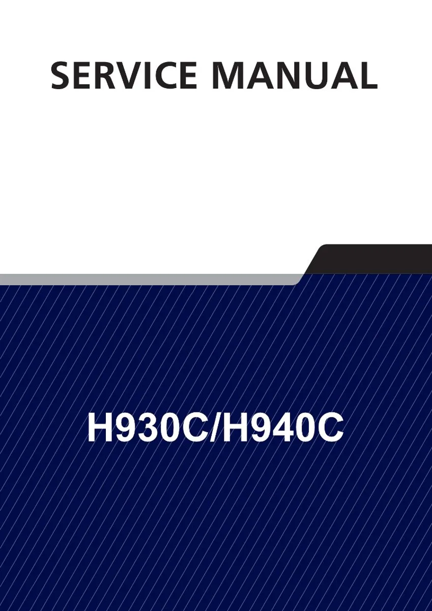 HYUNDAI H930C/H940C Backhoe Loader Service Manual | PDF | Instant Download