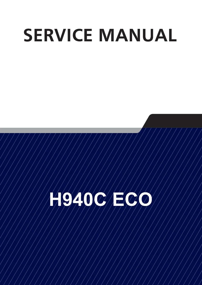 HYUNDAI H940C ECO Backhoe Loader Service Manual | PDF | Instant Download