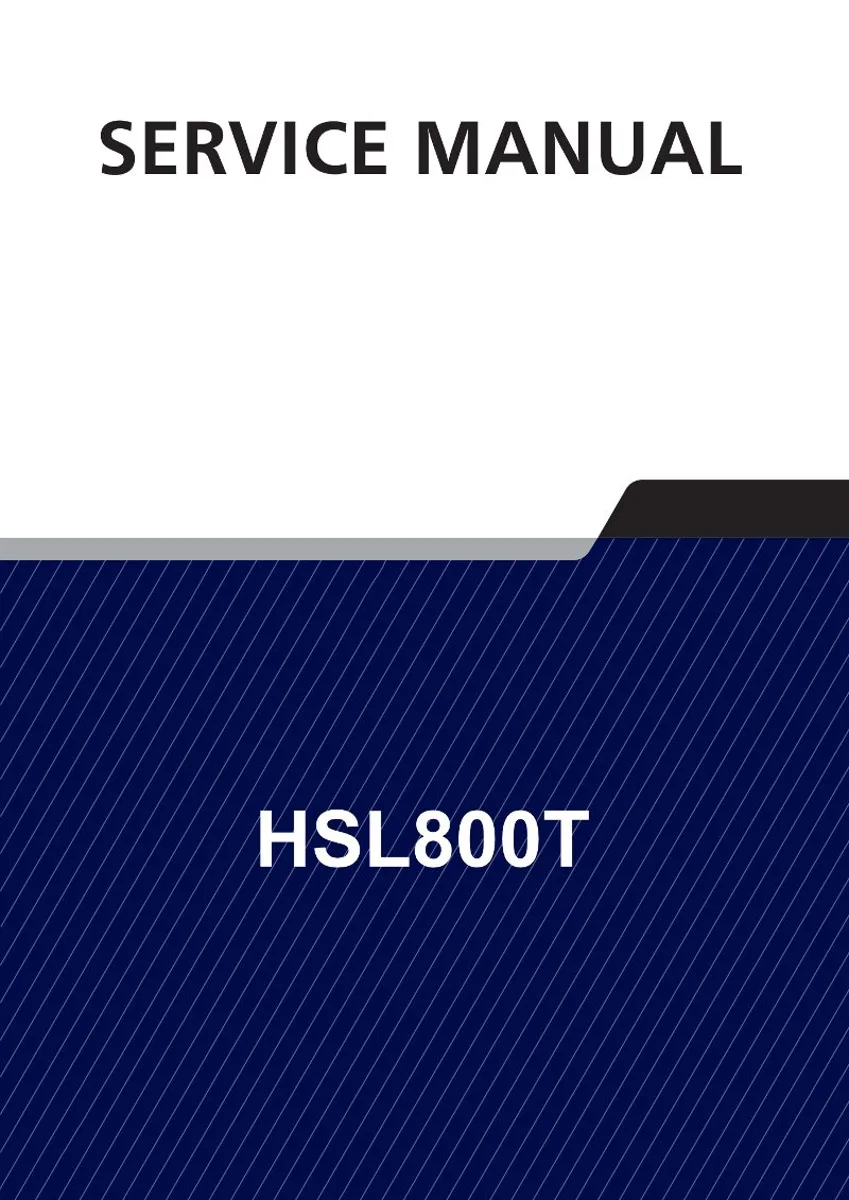 HYUNDAI HSL800T Skid Steer Loader Service Manual | PDF | Instant Download