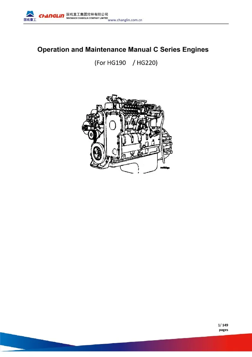 HYUNDAI HG190,HG220 ENGINE MANUAL Motor Grader Service Manual | PDF | Instant Download