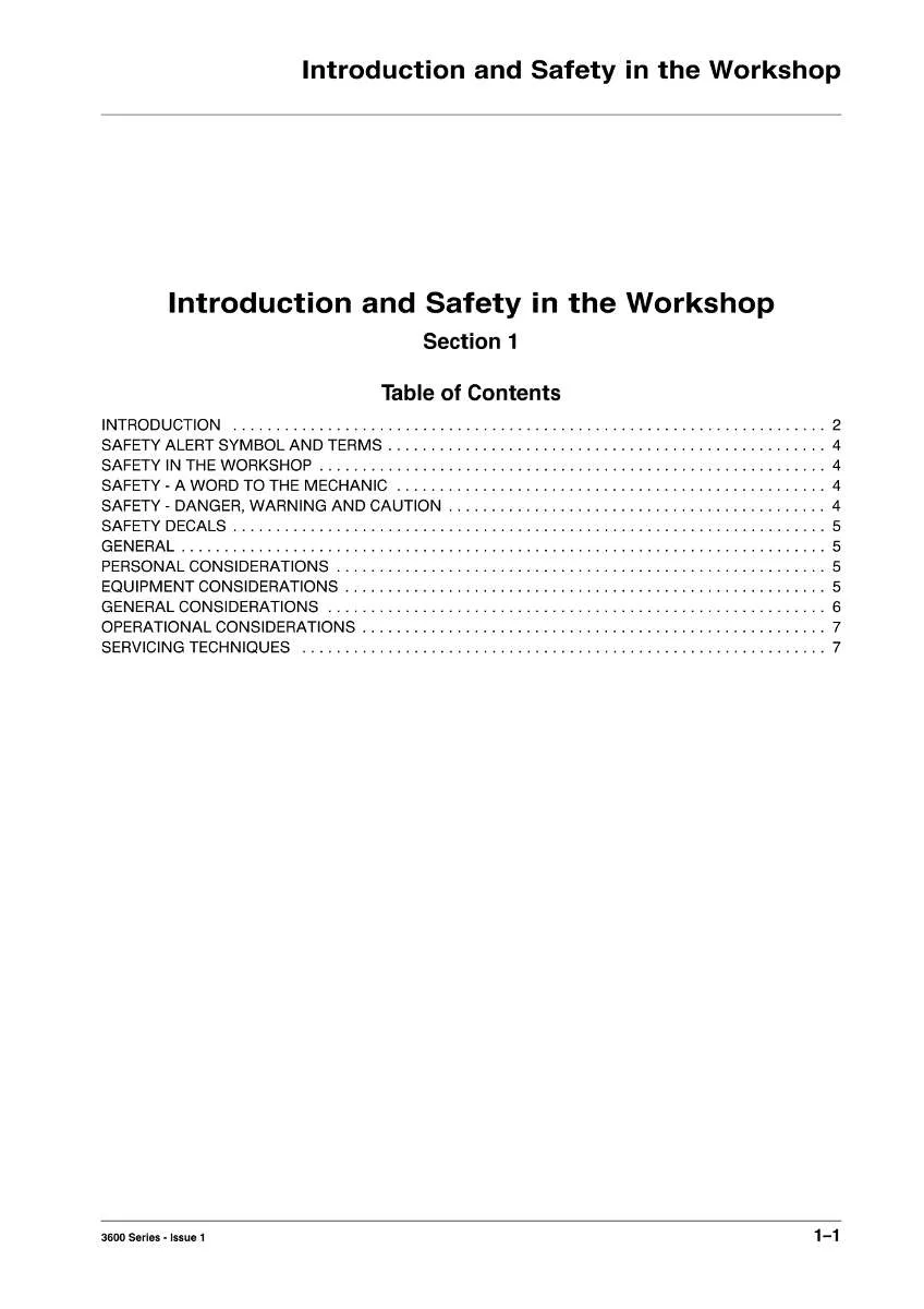 Massey Ferguson Tractor 3600 Series Service Manual | Instant PDF Download