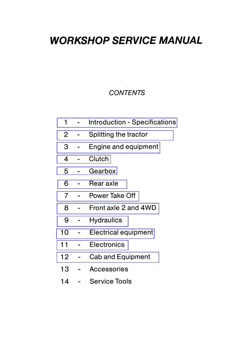Massey Ferguson Tractor 6100 Series Service Manual | Instant PDF Download