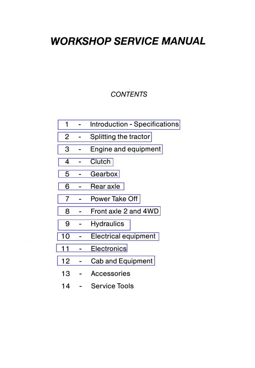 Massey Ferguson Tractor 8100 Series Service Manual | Instant PDF Download