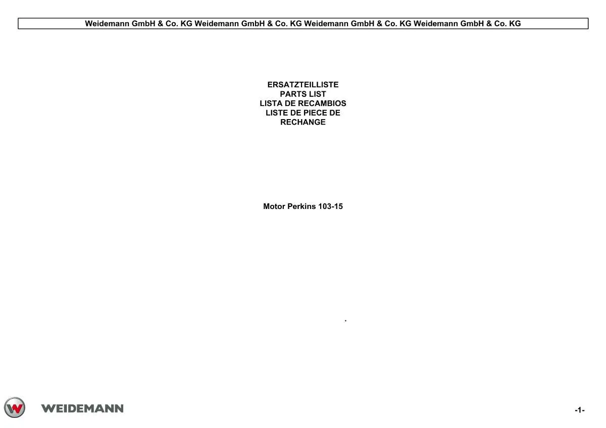 Perkins Engine 103-15 Parts List | Instant PDF Download