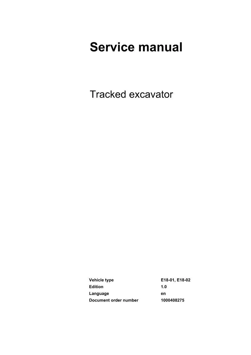 Wacker Neuson Kramer Tracked Excavator ET60, ET66 Repair Handbook | Instant PDF Download