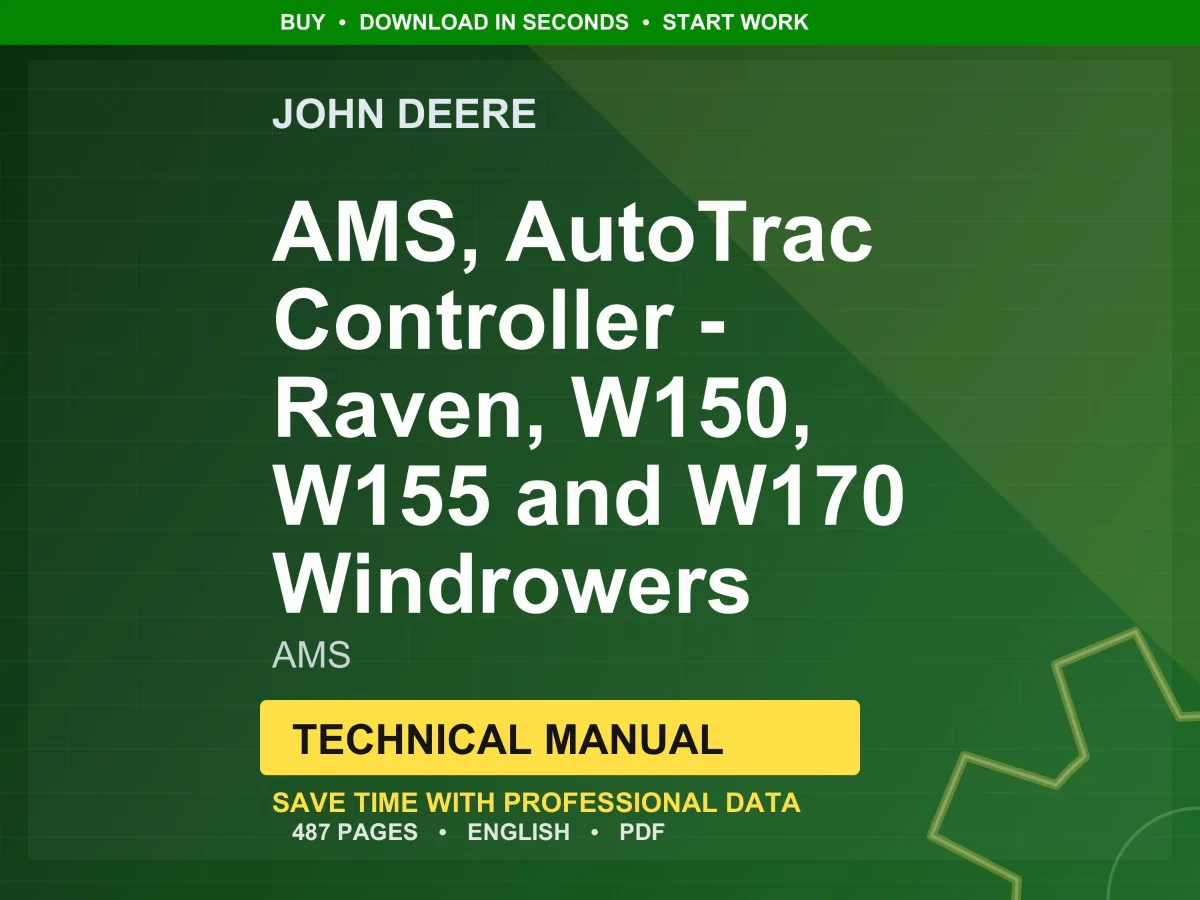 John Deere Autotrac Controller - Raven Ams Technical Manual PDF | Instant Download